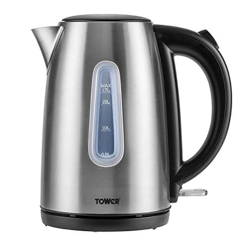 Image of Tower T10015 Infinity Brushed Stainless Steel Jug Kettle, 3KW, 1.7L