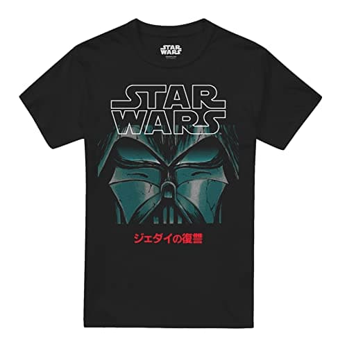 Image of Cotton Soul Star Wars Manga Vader Unisex T Shirt, Black, Medium