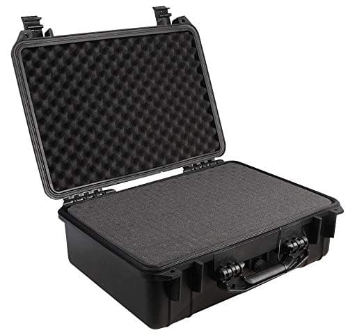 Image of DURATOOL D03133 Black Water Resistant Case with Foam Insert - 357mm x 470mm x 176mm