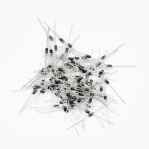Image of Innfeeltech 100Pcs 1N4004 Rectifier Diodes General Purpose Silicon Rectifiers, 1A, 400V Silicon Rectifier Schottky Diodes
