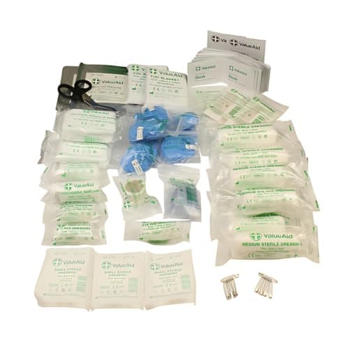 Image of Value Aid BS8599-1 Compliant Workplace First Aid Refill Kit (Medium)