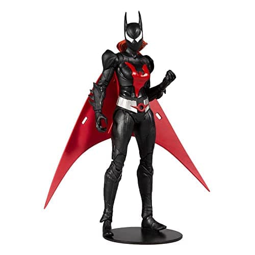 Image of McFarlane Toys, 7-Inch DC Batman Beyond Batwoman Action Figure with 22 Moving Parts, Collectible DC Figure with Unique Collectible Character Card – Ages 12+