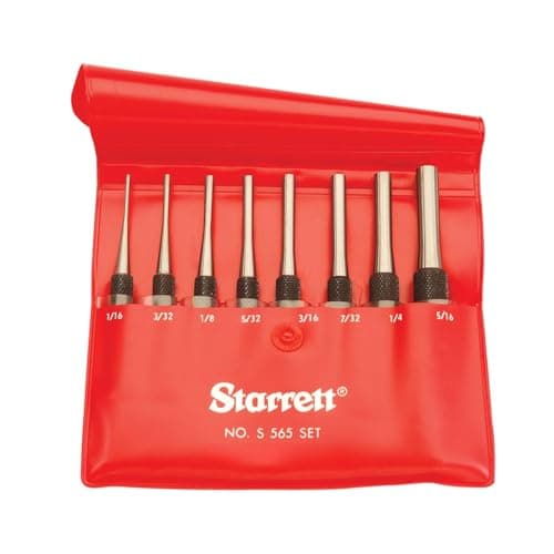 Image of Starrett S565PC Drive Pin Punch Set (8 Pieces)