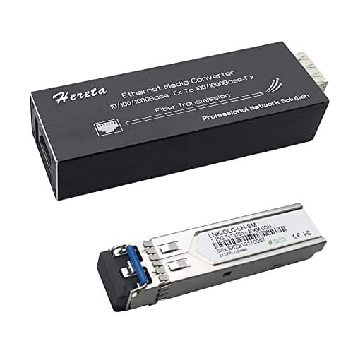 Image of Industrial Hardened Gigabit Fiber Media Converter with Single Mode Dual Fiber SFP/LC Module 10/100/1000Base-TX to 100/1000Base-Fx Mini Ethernet Media Converter USB Type C Power Input