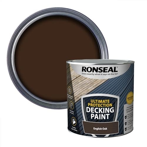Image of RONSEAL ULTIMATE DECKING PAINT ENGLISH OAK 2.5L