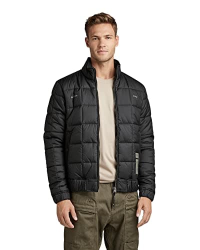 Image of G-STAR RAW Men's Meefic Square Quilted Jacket, Black (dk black D22714-B958-6484), S
