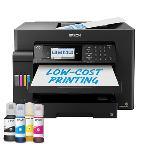 Image of Epson EcoTank ET-16655 Ink Tank Printer | Small Office & Business Use | Wireless | A3+ | Print, Copy, Scan, Fax | 10.9cm Touchscreen | ADF | Large Capacity Paper Trays