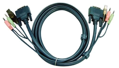 Image of Aten 2L-7D03U 3m DVI KVM Cable
