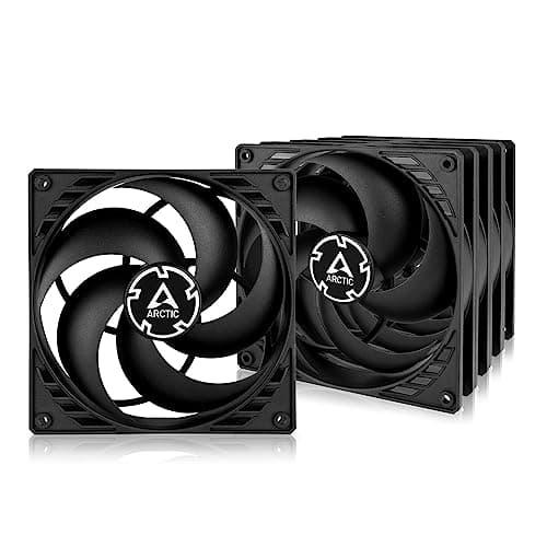Image of ARCTIC P14 PWM PST (5 Pack) - PC Fan, 140mm Fan, PC Case Fan with PWM Sharing Technology (PST), Pressure-optimised, Computer, Fan Speed: 200-1700 rpm (0 rpm <5%) - Black