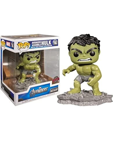 Image of Funko POP! Deluxe: Marvel Avengers - Hulk - (Assemble) - Collectable Vinyl Figure - Gift Idea - Official Merchandise - Toys for Kids & Adults - Movies Fans - Model Figure for Collectors and Display