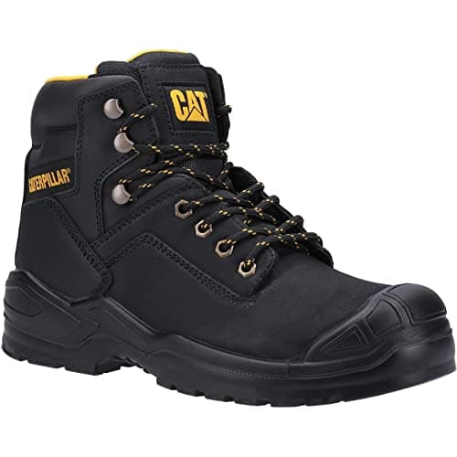 Image of Caterpillar Striver Mid S3 Mens Safety Boots Black 8 UK