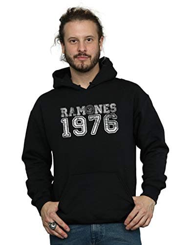 Image of Ramones Men's 1976 Logo Hoodie Black XXXX-Large