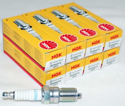 Image of NGK Spark Plug BPR6EFS 3623 Pack of 8