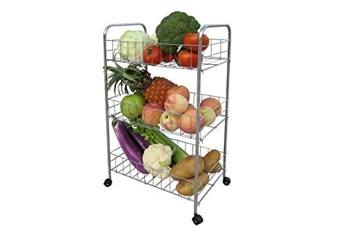 Image of Apollo Chrome Economy Vegetable Trolley