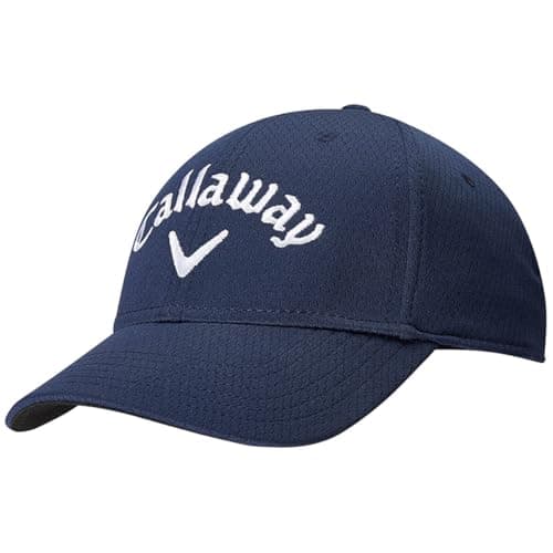 Image of Callaway Golf Mens Side Crested Tour Logo Cap - Navy - One Size