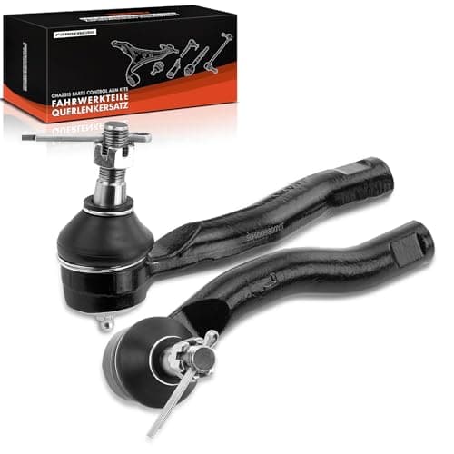 Image of Frankberg 2x Tie Rod End Track Rod End Front Axle Compatible with Coro.lla NDE12 ZDE12 ZZE12 1.4L-2.0L 2001-2007 Coro.lla E12J E12T Coro.lla Verso E12 R1 ZER ZZE12 Prius Yaris Replace# 4504709150