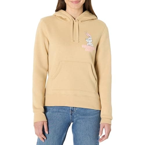 Image of Amazon Essentials Harry Potter - DC Comics - Looney Tunes Women's Fleece Sweater Hoodie Sweatshirts, Bugs Bunny, XL