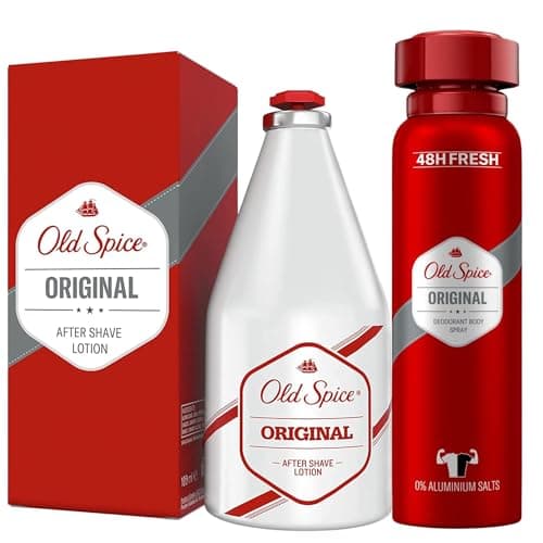 Image of Old Spice Original Men's Gift Set Bundle with Aftershave Lotion 100ml and Deodorant Spray 150ml