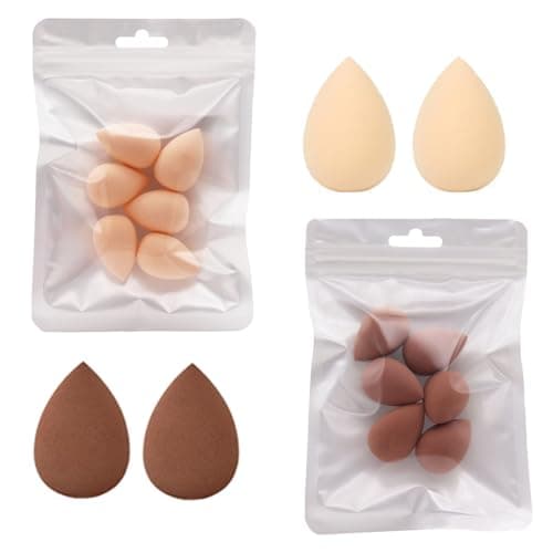 Image of 12 PCS Mini Makeup Sponge Washable Beauty Sponge Blender Set Super Soft Foundation Sponge for Foundation Powder Concealer Highlight Eye Shadow Use Dry and Wet Both