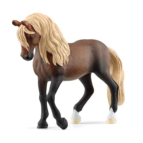 Image of schleich 13952 Peruvian Paso Stallion, from 5 years HORSE CLUB - Figurine, 3 x 14 x 10 cm, Brown