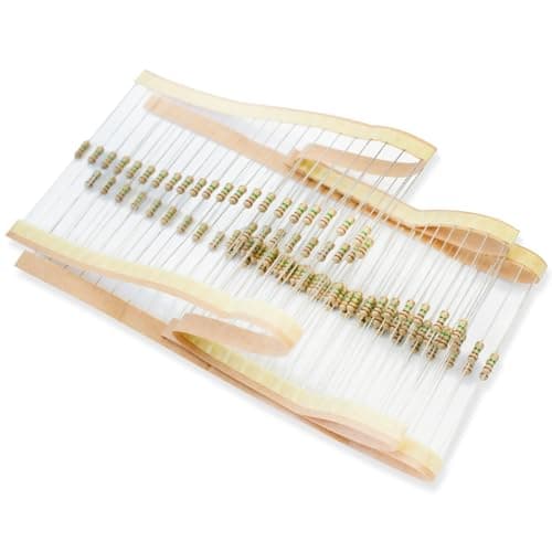 Image of Innfeeltech 100 Pcs 1/4W 5% Tolerance 1M Ohm Carbon Film Resistor Resistance for DIY Project and Experiments