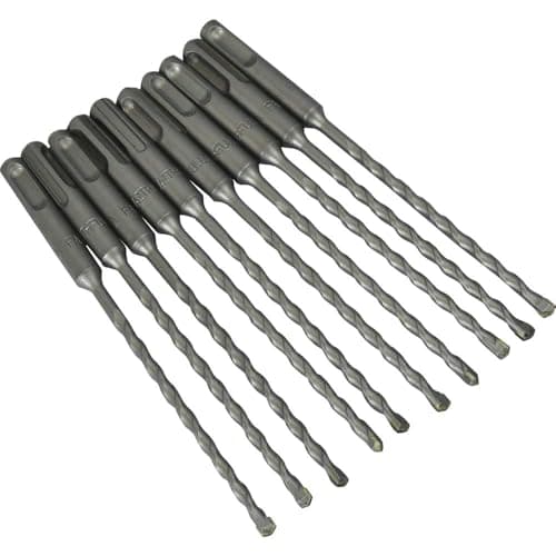 Image of Faithfull FAISDS55160B SDS Masonry Drill Bit 5.5 mm x 100 mm WL x 160 mm - Bulk Pack of 10 Silver