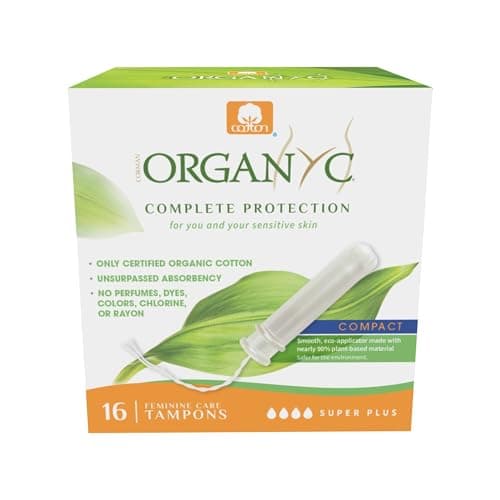 Image of ORGANYC Compact Super Plus Applicator Tampons