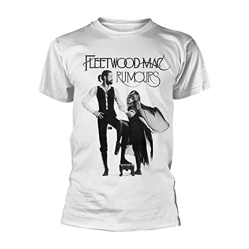 Image of Fleetwood Mac Rumours Official Tee T-Shirt Mens Unisex (Large) White