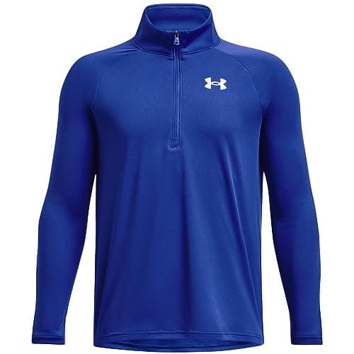 Image of Under Armour Boys Tech 2.0 Half Zip Top Junior Team Royal 13 Years