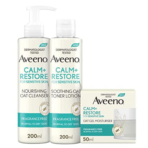 Image of Aveeno Daily Moisturising Body Cleansing Oil (1x 300ml), Nourishing Shower Oil for Normal to Dry Skin, Soap-Free, Lightly Scented & Vegan* with Soothing Prebiotic Triple Oat Complex and Softening Oils