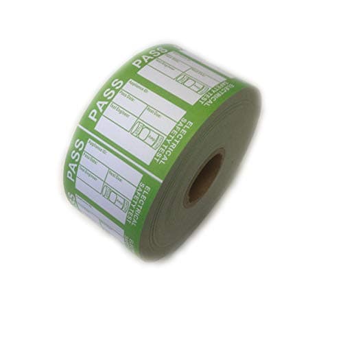 Image of 1000x PAT Test Labels Passed Self Adhesive (1 Roll) Portable Appliance Testing