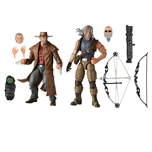 Image of Marvel Hasbro X-Men Series 15-cm Collectible ’s Hawkeye and ’s Logan Action Figure Toys, Ages 4 And Up