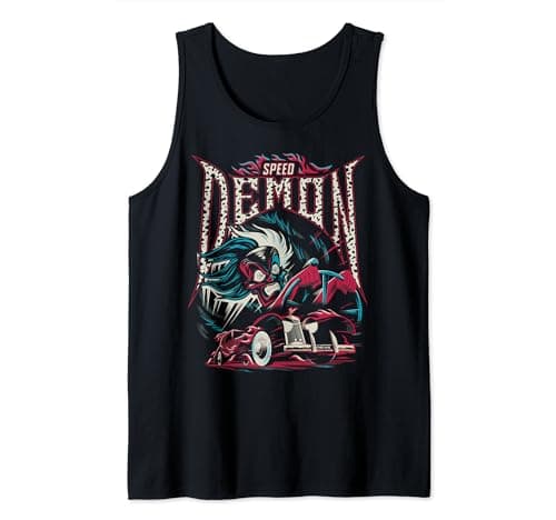 Image of Disney Villains Cruella De Vil Speed Demon Tank Top
