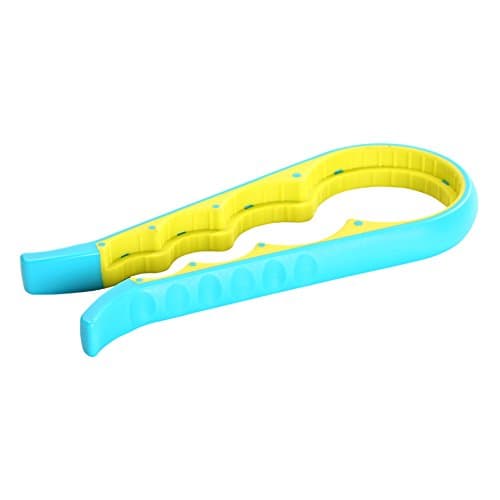 Image of Jar Opener and Bottle Opener for Weak Hands Arthritis Elderly and Children,Non-Slip Jar Opener Grip Get Lids Off with Ease (Blue)