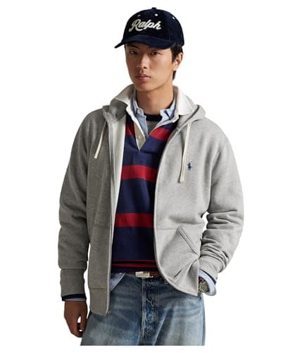 Image of POLO RALPH LAUREN Men's Rl Fleece Hoodie, Andover Heather, XL
