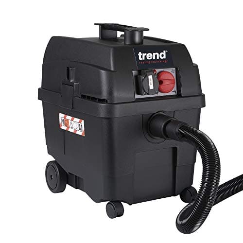 Image of Trend T35 M-Class Wet & Dry Dust Extractor, Auto-Start Vacuum Extractor With Power Take Off, 1400W, 240V, T35A