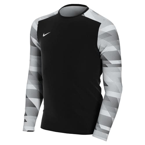 Image of NIKE Unisex Kids Nike Dri-fit Park Iv Goalkeeper T shirt, Black/White/White, 158-170 EU