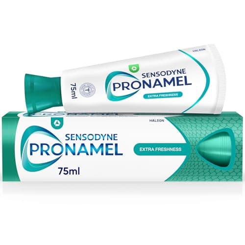 Image of Sensodyne Pronamel Toothpaste, Enamel Care Fluoride Toothpaste, Extra Freshness, 75ml