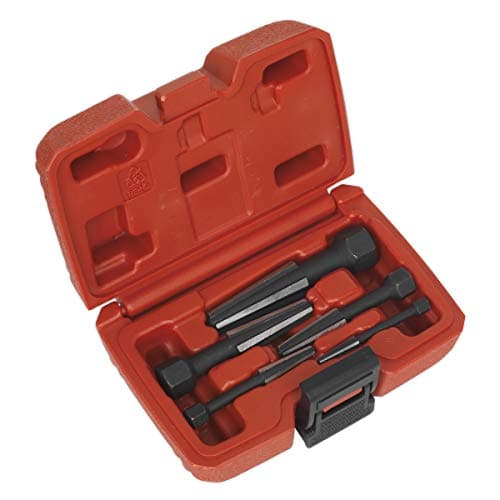 Image of Sealey Ak752 Screw Extractor Set 5Pc Double Edge