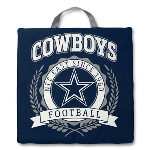 Image of Proformance Home NFL Crest Logo Stadium Cushion, 14" x 14", Dallas Cowboys