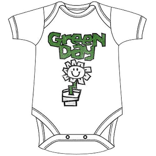 Image of Babygrow Green Day Flower Pot Official Childrens Tee T-Shirt Boys Kids 18-24 Months