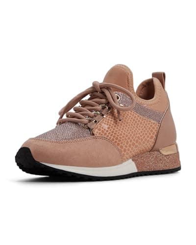 Image of Aldo Women's Courtwood Fashion Lace-up Sneaker, Rose Gold, 5.5 UK