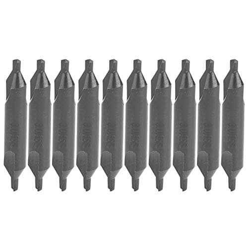 Image of 10 Pcs Center Drill Bits Set 3mm HSS Center Drill Lathe Mill Combined Centre Drill Countersink Tools for Lathe Metalworking