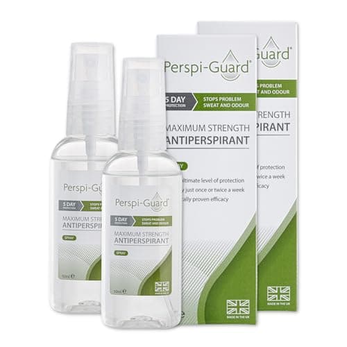 Image of Perspi-Guard Maximum Strength Antiperspirant Spray 50 ml, 2-Pack, Strong Deodorant for Excessive Sweating & Hyperhidrosis, Anti Sweat Spray, Unscented