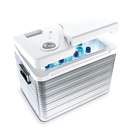 Image of MOBICOOL MQ40A - 39 l Electric Cooler, Aluminium, Portable Car Cooler 12/230 V, Mini Fridge, Cool Box for Campervan RV Boat Travel Picnic Truck