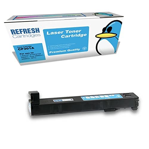 Image of Refresh Cartridges Remanufactured Toner Cartridge Replacement for HP CF301A (Cyan)