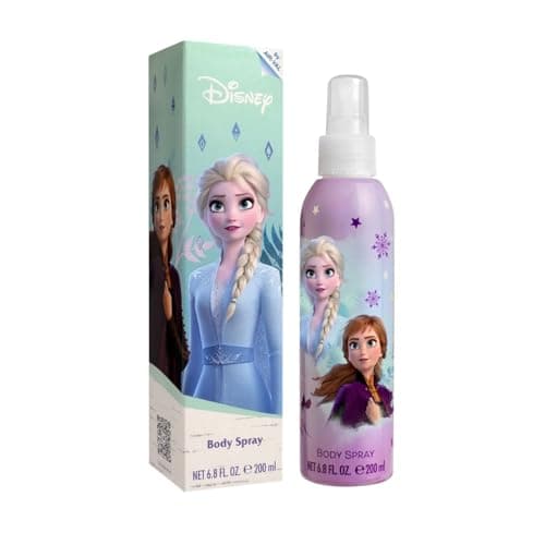 Image of Disney Frozen Children Eau de Cologne Natural Perfume Spray, Vegan and Dermatologically tested Body Spray for Kids - Safe Daily Fragrance Gift, 200ml