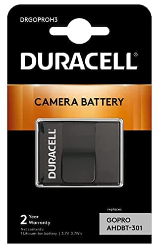 Image of Duracell Replacement Digital Camera Battery AHDBT-301 for Go Pro Hero 3 and Hero 3+
