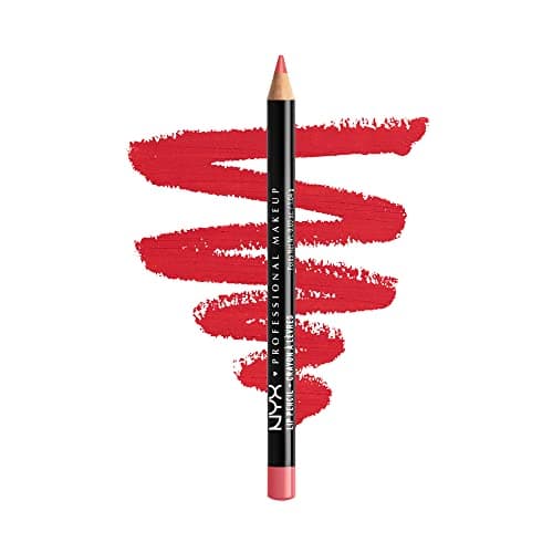 Image of NYX Professional Makeup Slim Lip Pencil, Buttery Soft, Long-Wear Lip Liner, Creamy Precision Lip Liner for a Defined Pout, High-Shine Pairing, Shade: 817 Hot Red