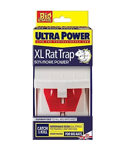 Image of The Big Cheese Ultra Power Ready-Baited XL Rat Trap, Kills Rats, Ready-To-Use, Easy Disposal, Plastic, Indoor or Outdoor Use